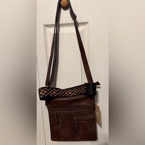 Olivia & Kate Vegan Leather Crossbody Bag